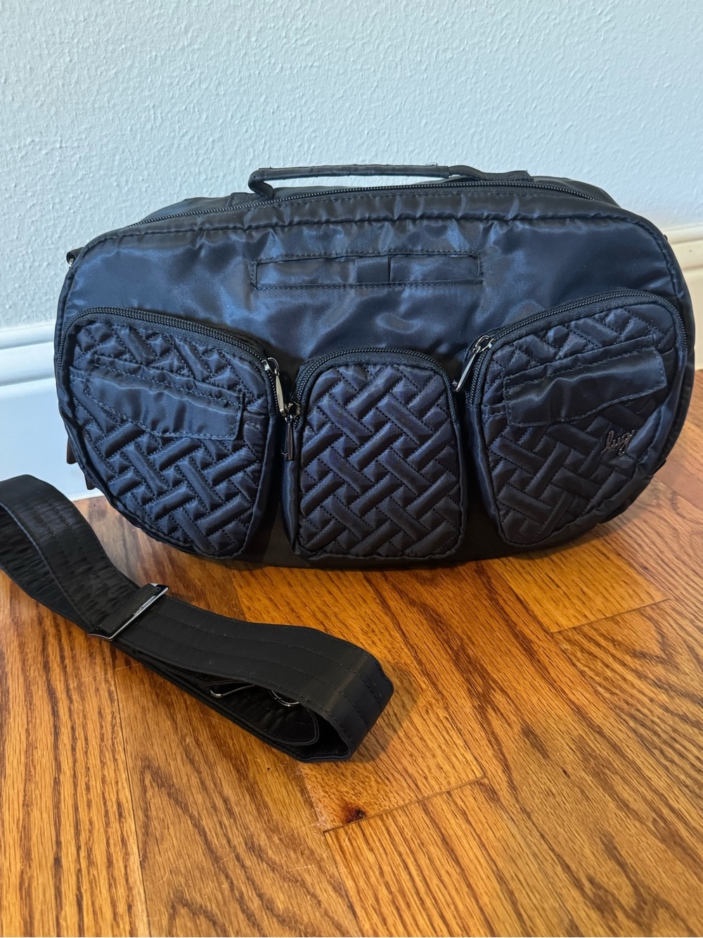 Lug Railcar Crossbody - Midnight Black